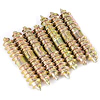 20 unids 5 x 30 mm tornillo de espiga de doble terminación pernos roscados roscados muebles para trabajar la madera…